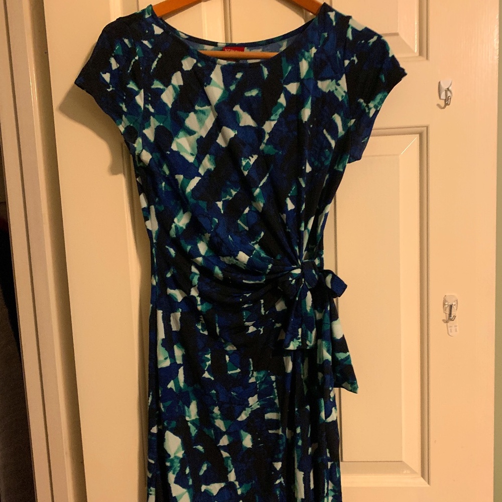 Merona Size Small Dress Blue and Black